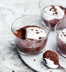 Crème au chocolat à la crème de coco