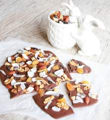 Barra de chocolate com nuts