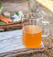 Caldo de legumes funcional