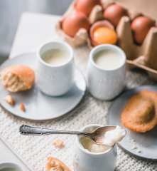 Crème dessert saveur madeleine