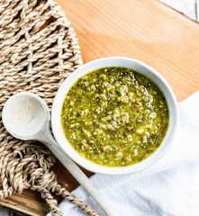 Chimichurri - Sauce aux herbes argentine