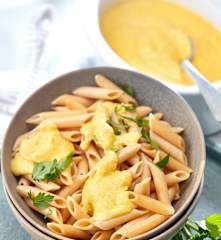 Vegane Käsesauce (zu Nudeln oder zum Überbacken)