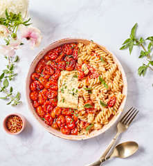 Pâtes aux tomates et à la feta