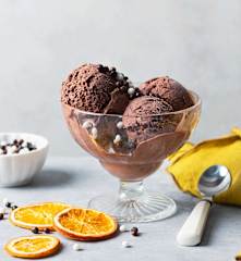 Crème glacée au chocolat