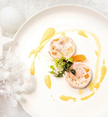 Galantine de pintade foie gras noisette