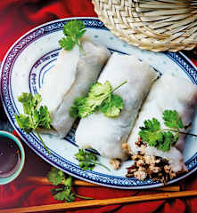 Banh cuon (crêpes vietnamiennes au porc)