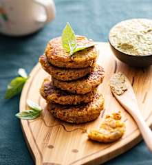 Polpettine di ceci e fagiolini