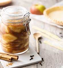 Manzana en conserva con especias