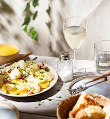 Ensalada de sepietas y patata