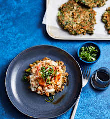 Prawn okonomiyaki (Diabetes)