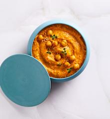 Hummus di cicerchie e zucca arrosto