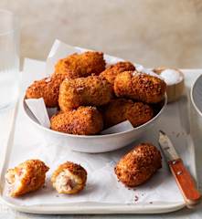 Croquetas de jamón con bechamel rápida