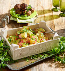 Apfel-Radieschen-Kartoffel-Salat