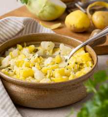 Cremiges Erdäpfel-Kohlrabi-Gemüse