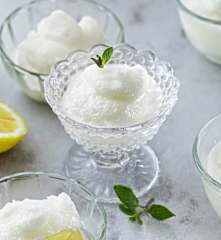 Zitronensorbet