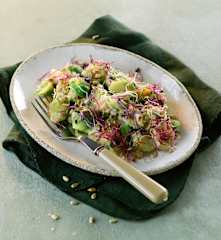 Kohlsprossen-Maroni-Gemüse