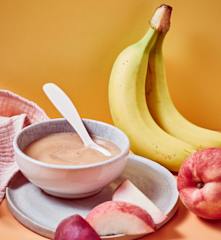 Pfirsich-Bananen-Püree