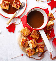 Bocaditos de chocolate blanco y caramelo salado