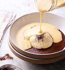 Canederli dolci, salsa alle prugne e zabaione (Bimby Friend)