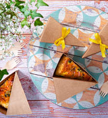 Quiche di zucchine e fiori di zucchina