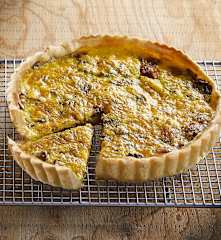 Quiche ai funghi e Fontina
