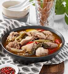 Salted Vegetables Duck Soup