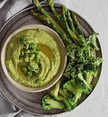 Dip de habas con palta