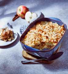 Süßer Brötchen-Auflauf