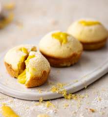 Lemon Curry Lava Cakes