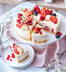 Cheesecake aux fruits d'été