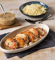 Cinta de lomo a la miel con pasas (Hestan Cue™)