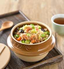 櫻花蝦蔬菜炊飯