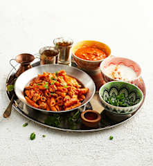 Pasta con Chicken Tikka Masala