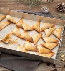 Samosas de carne asada