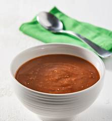 Sopa de frijol con quinoa