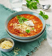 Vegane Lasagne-Suppe