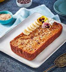 Pan de plátano saludable