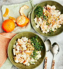 Waldorfsalat mit Mandarinen