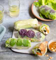 Rouleaux de printemps au tofu grillé