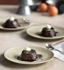 Flan de chocolate y leche condensada