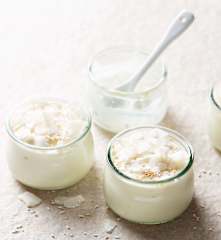 Yogur líquido de coco en Varoma