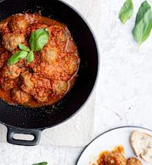 Albóndigas de ternera en salsa de tomate