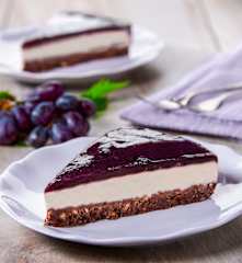 Cheesecake all'uva fragola