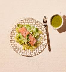 "Pastanaken" mit angedämpftem Gewürz-Lachs