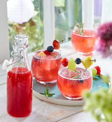 Himbeer-Balsamico-Sirup mit Rosmarin