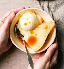 Pears on Orange Syrup