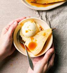 Poires au sirop à l'orange