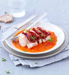 Cabillaud chorizo-tomate