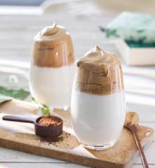 Espuma de café soluble (Café Dalgona)