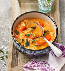 Kokos-Kohl-Suppe